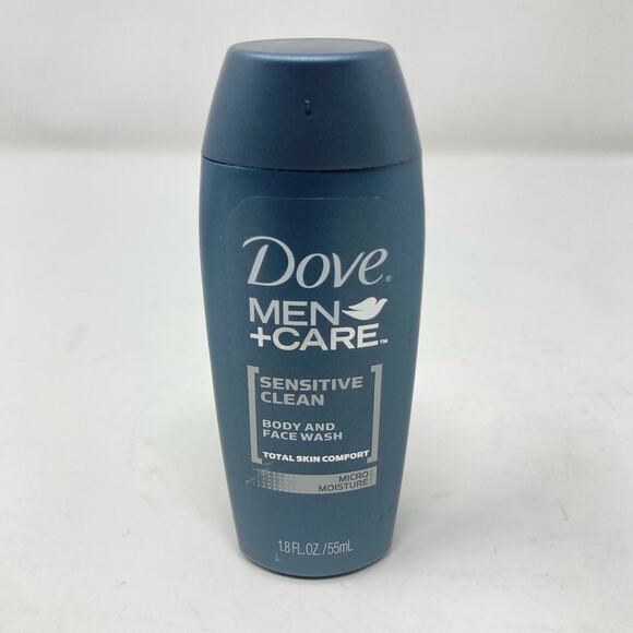 Dove Men Care Sensitive Comfort Body & Face Wash Orig Formula Travel Size 1.8 oz - Picture 1 of 2